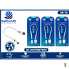 Cabo Adaptador Otg USB Fêmea Para Tipo C Macho 0,3m Inova 3.4A Branco - CBO-5911 Truedata