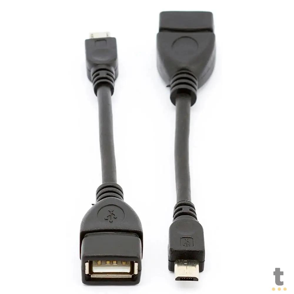 Cabo Adaptador Otg Usb Fêmea Para Micro Usb Macho Truedata