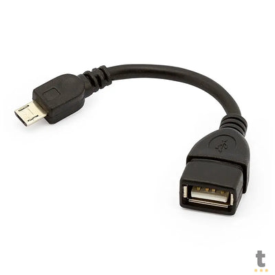 Cabo Adaptador Otg Usb Fêmea Para Micro Usb Macho