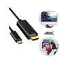 Cabo Adaptador Usb Tipo C Para Hdmi 1.8m 4K AL-V019 Truedata