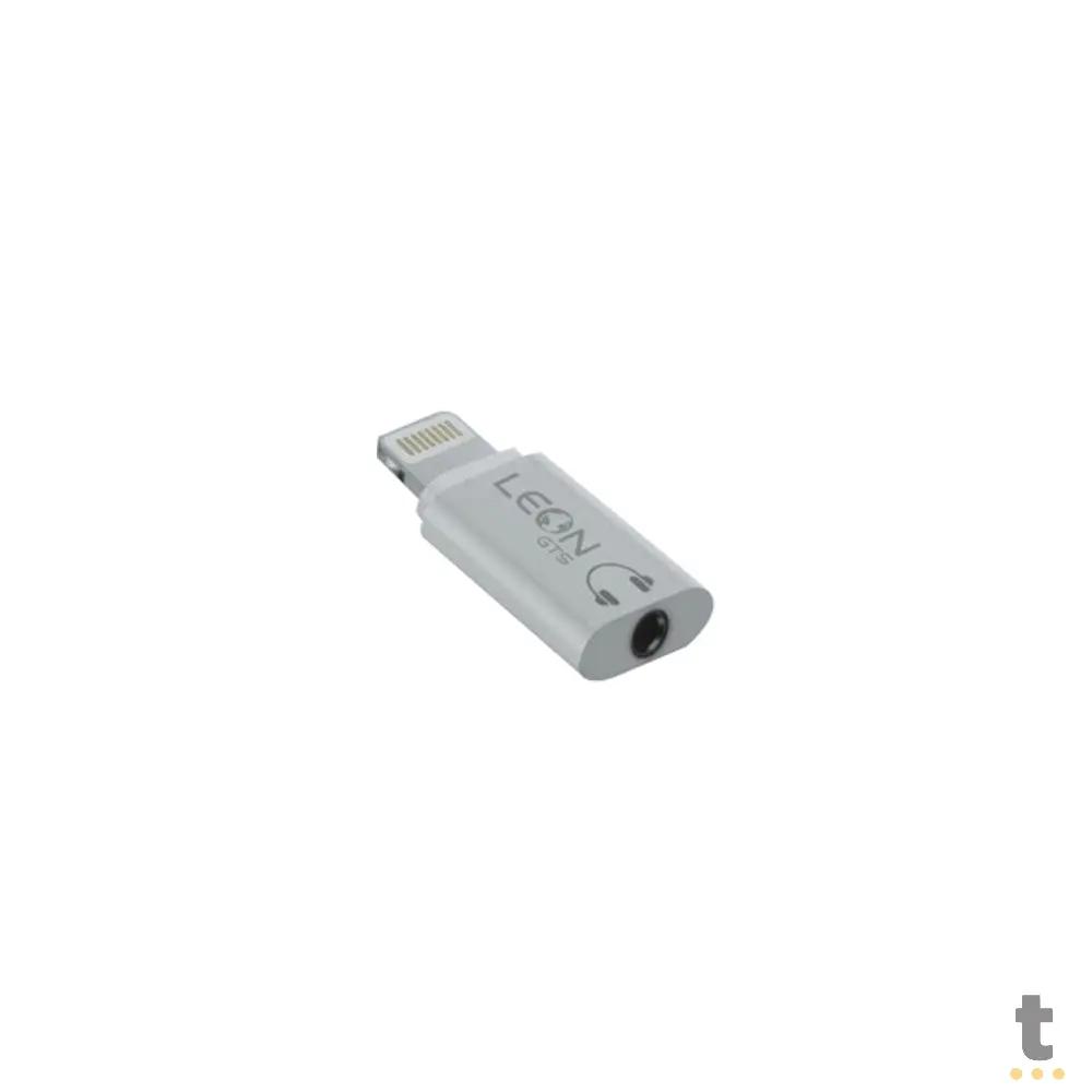 Cabo Adaptador de Som P2 Femea Para Conector Lightning Iphone Leon - KY-007 Truedata