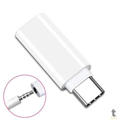 Cabo Adaptador de Som P2 Femea Para USB Tipo C Leon - KY-006 Truedata