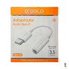Cabo Adaptador de Som P3 Femea Para USB Tipo C aGold - CBA-09 Truedata
