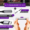 Cabo Adaptador de Som P3 Femea Para USB Tipo C aGold - CBA-16 Truedata