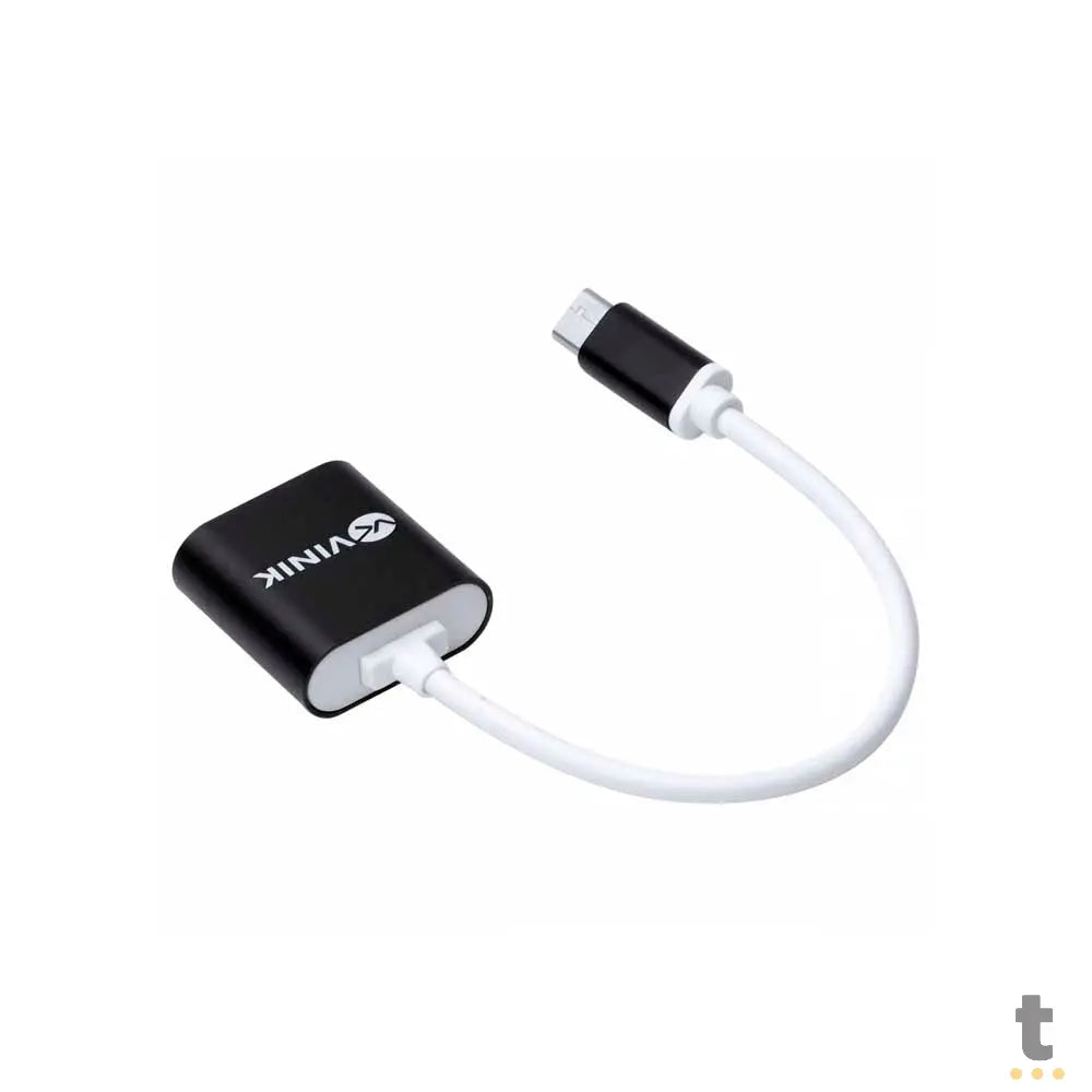 Cabo Adaptador de Som Usb Tipo C Para Microfone E Fone Vinik - ADFMUSBTC Truedata