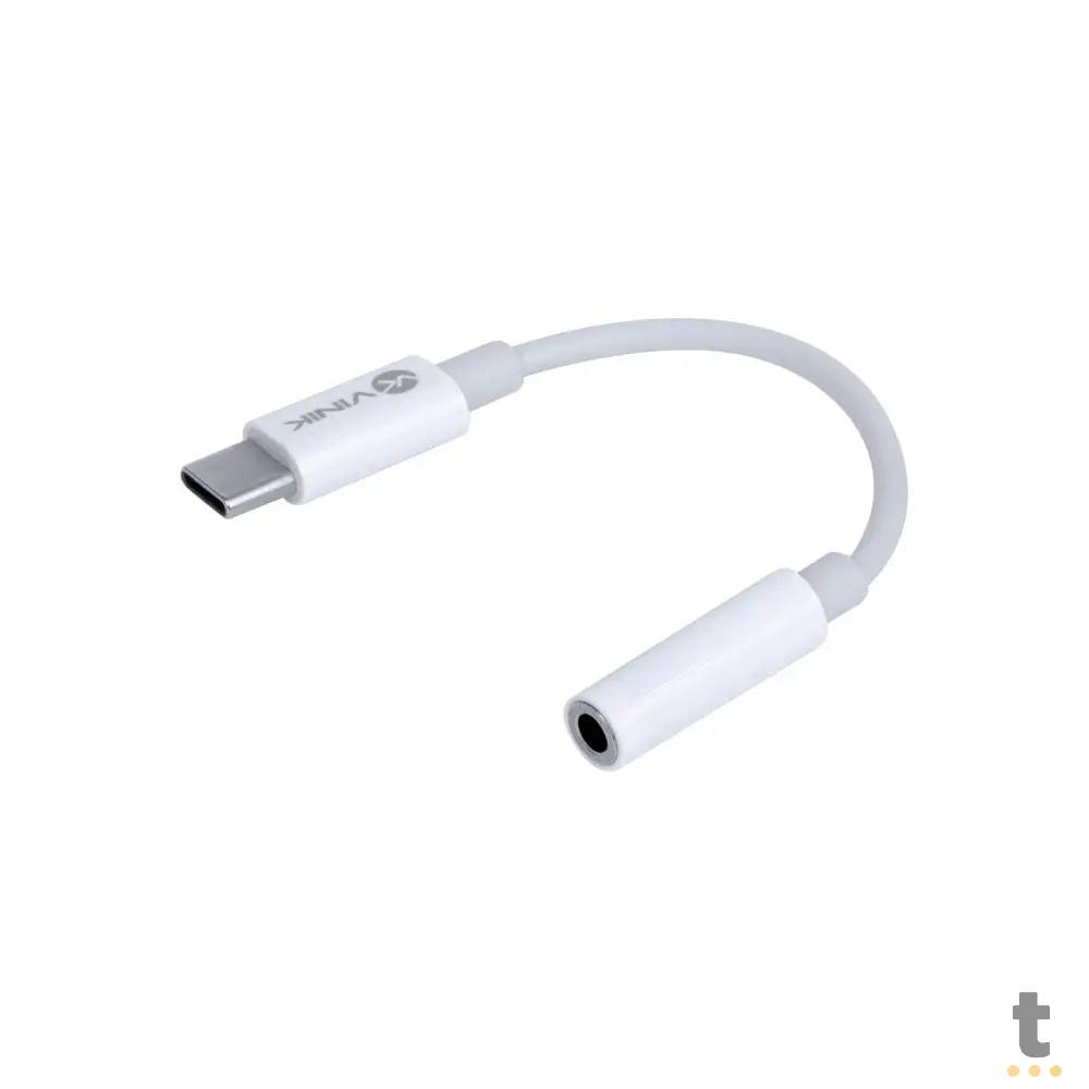 Cabo Adaptador de Som de Fone de Ouvido P2 Para Usb Tipo C Vinik - ADFUSBTC Truedata