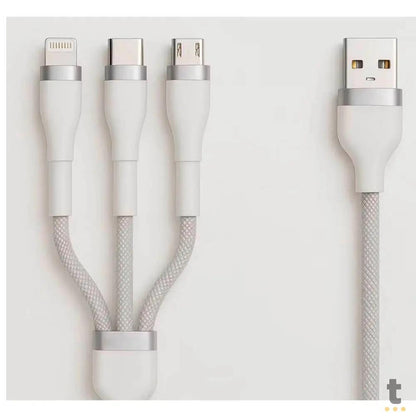 Cabo Carregador Usb Multiconexões aGold Preto - CB-54 Truedata