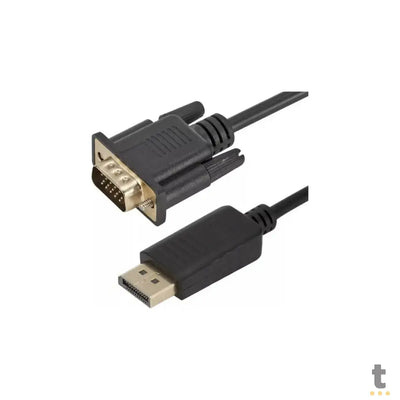 Cabo Conversor DisplayPort Para VGA 1.8mt Knup - KP-YP5007