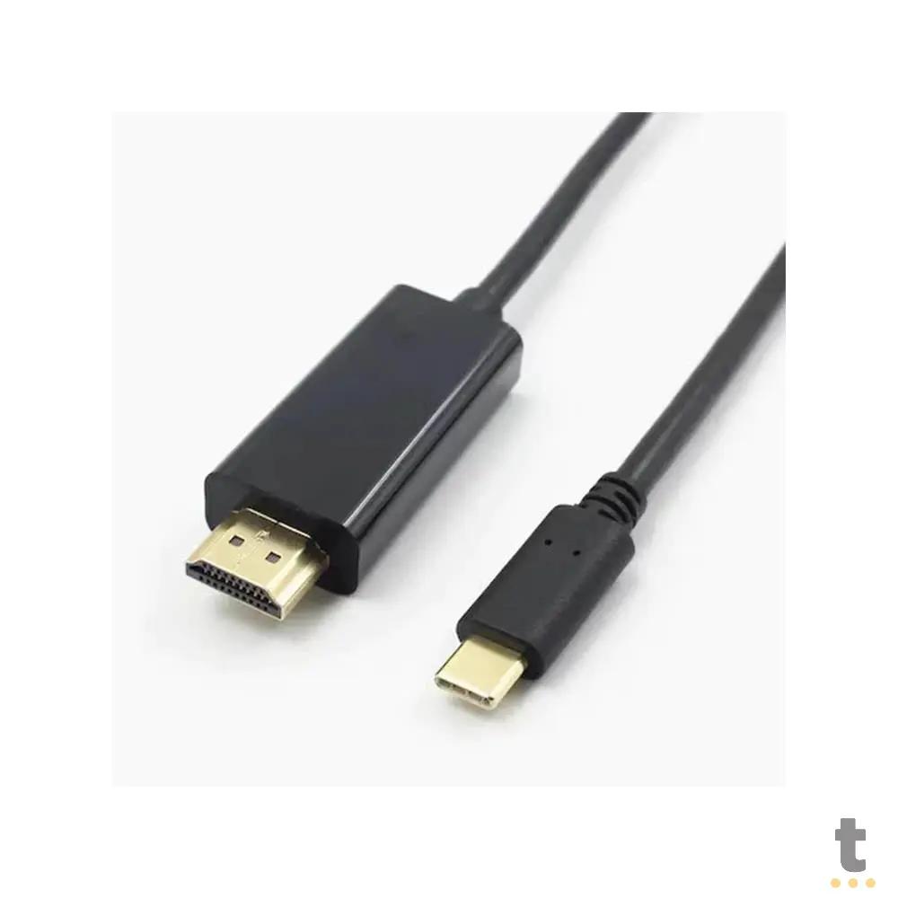 Cabo Conversor Usb Tipo C Para Hdmi 1.8m Tomate 4K 60Hz - MCB-054 Truedata