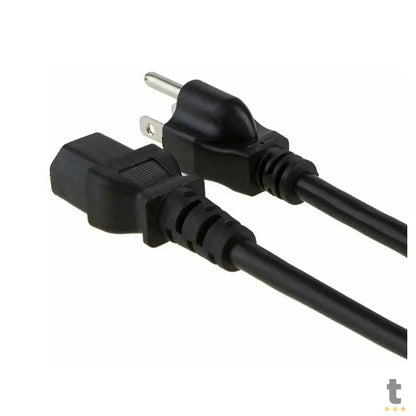 Cabo De Forca Padrão Antigo - Tripolar Para Computador E Monitor Truedata