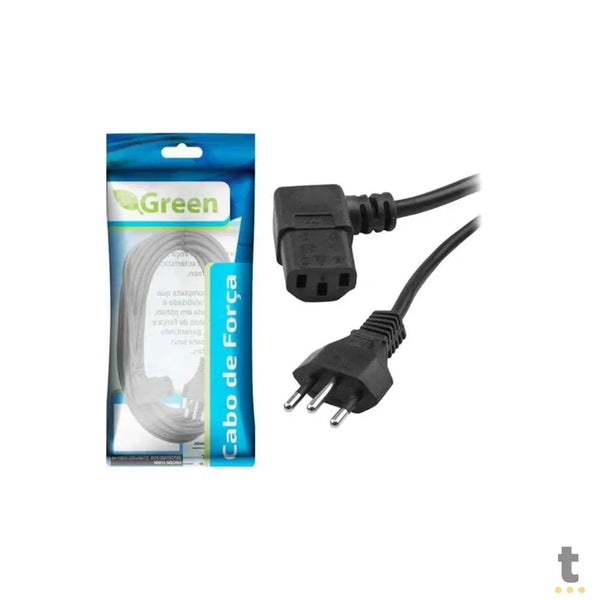 Cabo De Forca Tripolar 1.5m 10a 90º Green