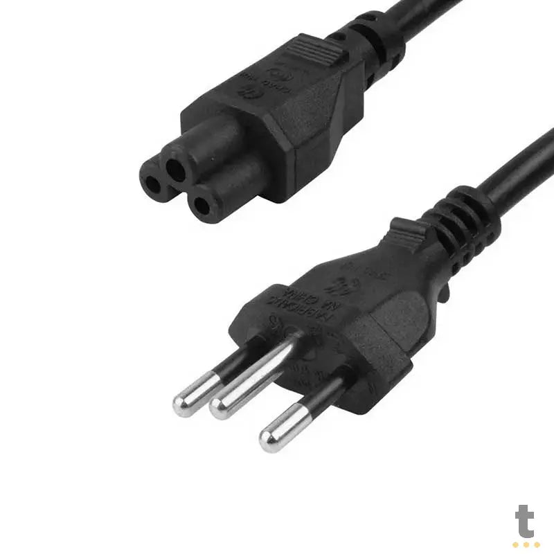 Cabo De Forca para Notebook Tipo Mickey Mouse 1,2mt Vinik - 29885 Truedata