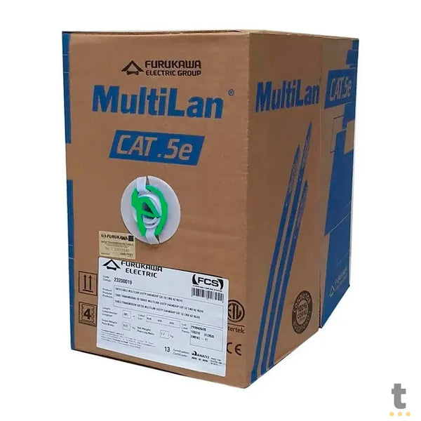 Cabo De Rede Cat5e Furukawa Multilan Azul - Venda por Metros