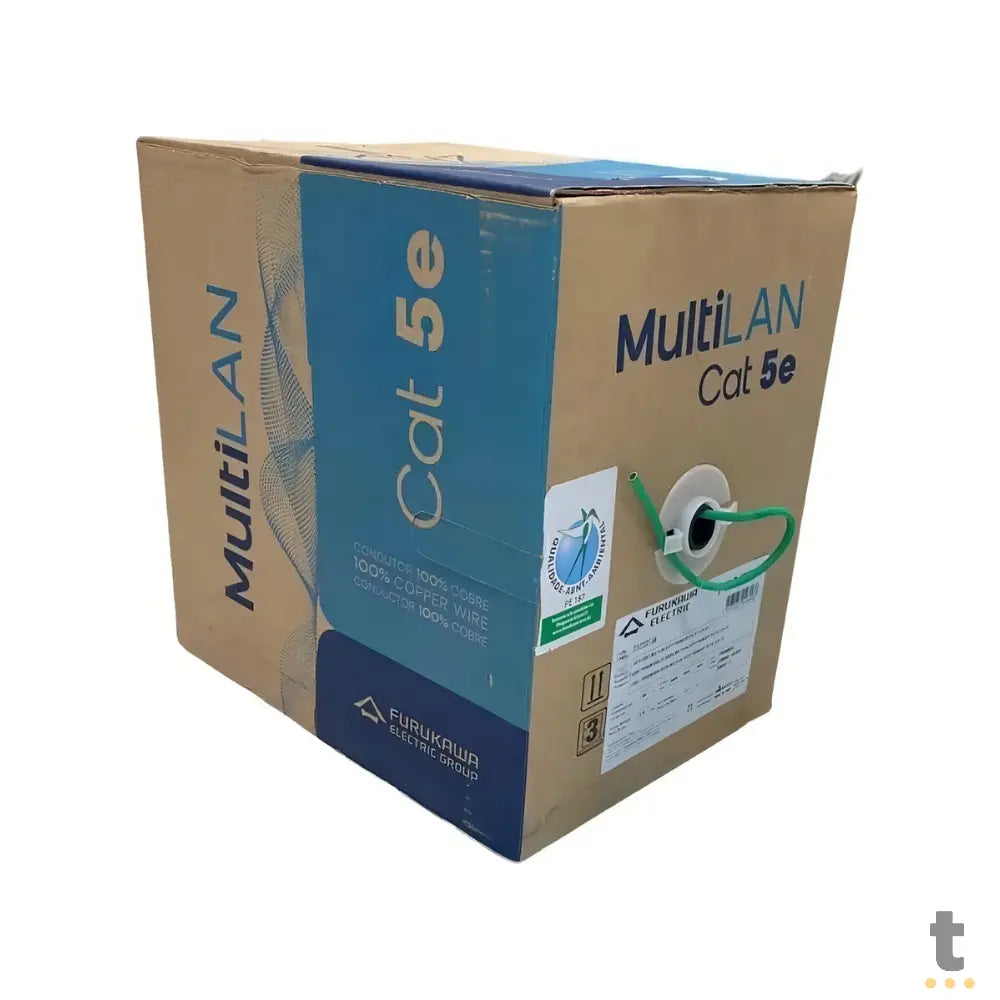 Cabo De Rede Cat5e Furukawa Multilan Cx C/305mts Azul 24AWGX4P Truedata