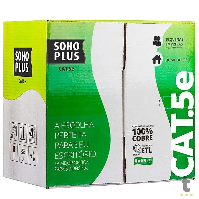 Cabo De Rede Cat5e Furukawa Sohoplus Cx C/305mts Azul Truedata