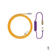 Cabo Enrolado Aviator Para Teclado Usb-A x Usb-C Akko V2 Los Angeles Amarelo e Roxo Truedata