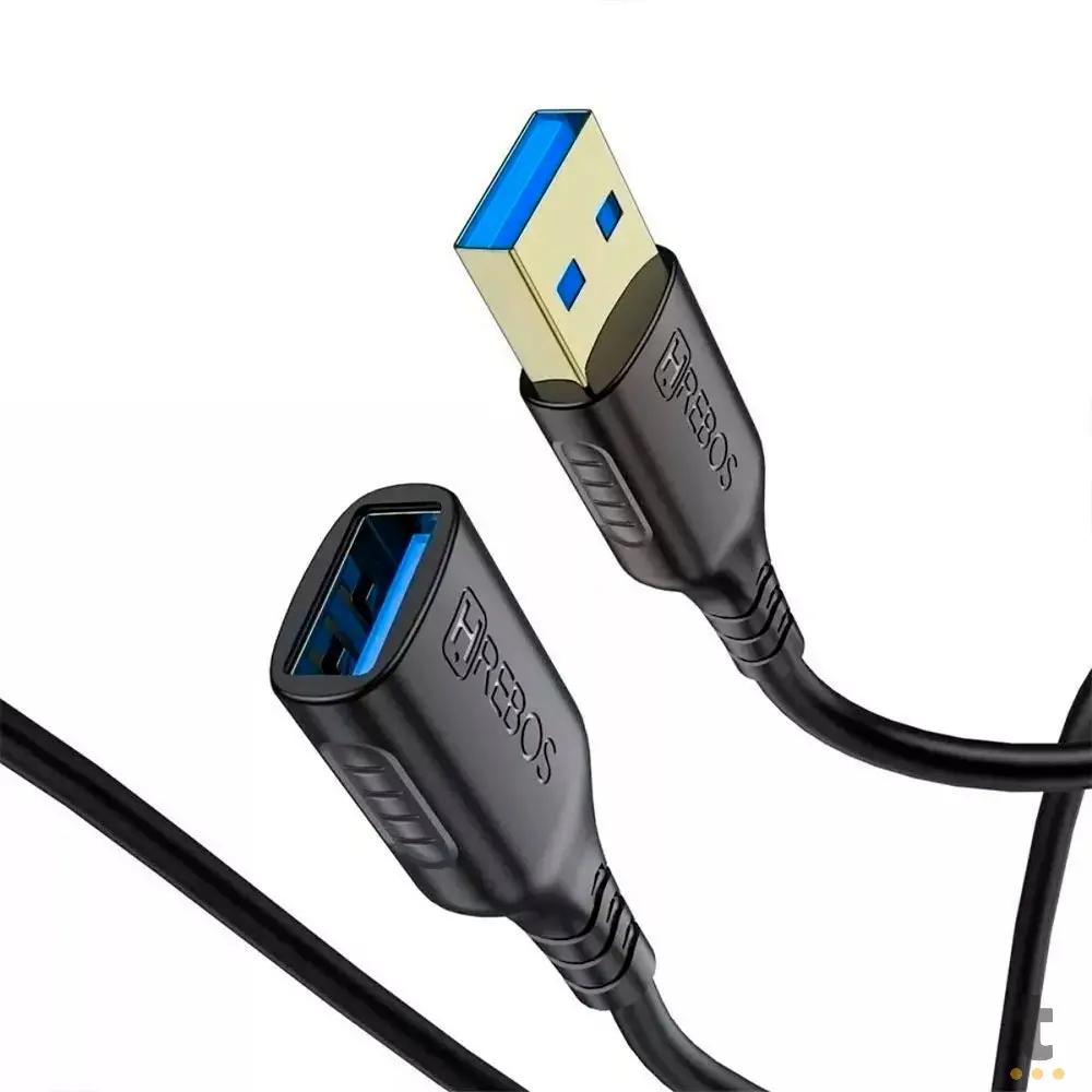 Cabo Extensor Usb 3.0 A Macho x Femea - 5 Metros Truedata