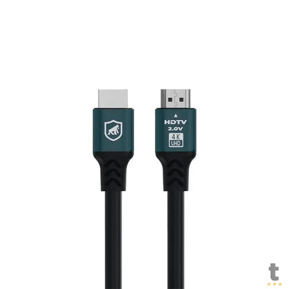 Cabo HDMI Macho 2.0 GShield Survivor 2m Preto - GS-9023 Truedata