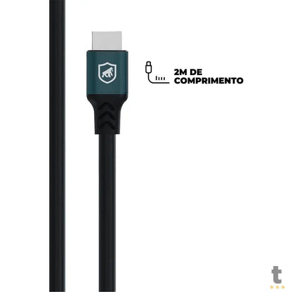 Cabo HDMI Macho 2.0 GShield Survivor 2m Preto - GS-9023 Truedata