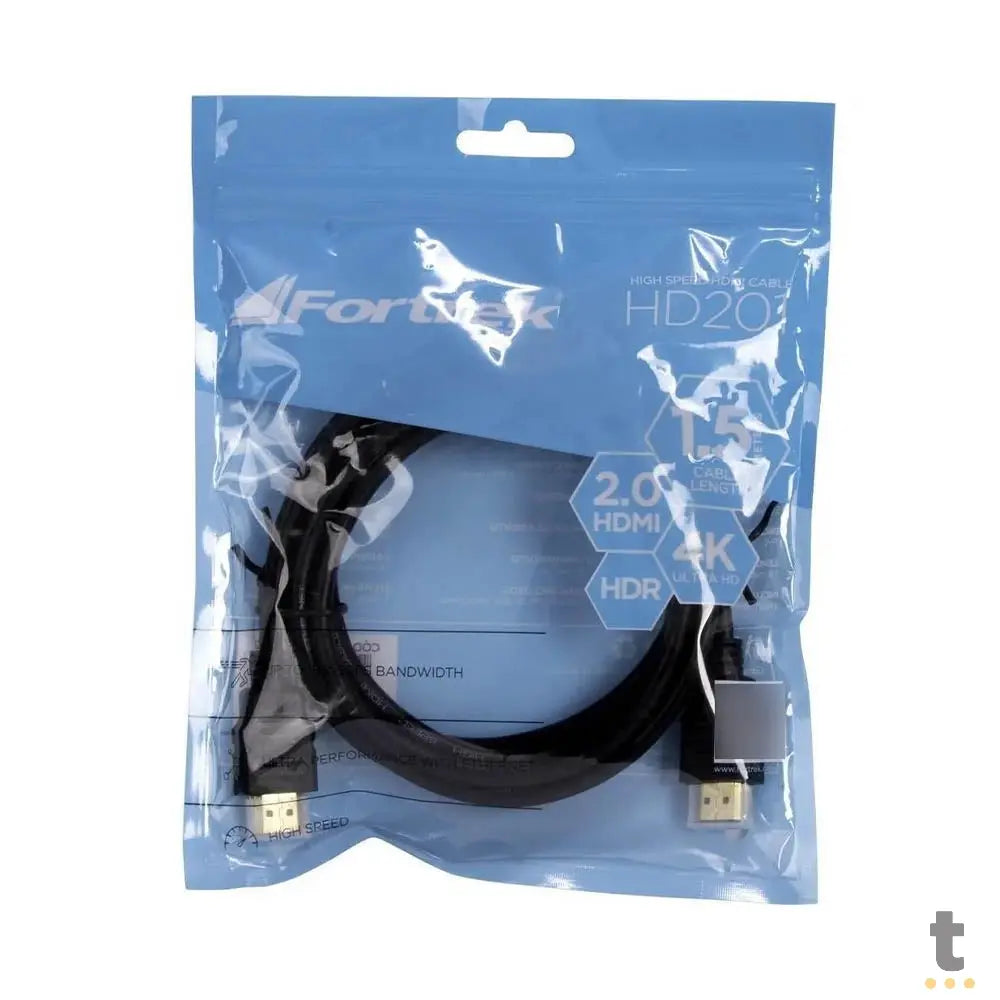 Cabo Hdmi 1.5mts 4k Fortrek HD201 - 70590 Truedata