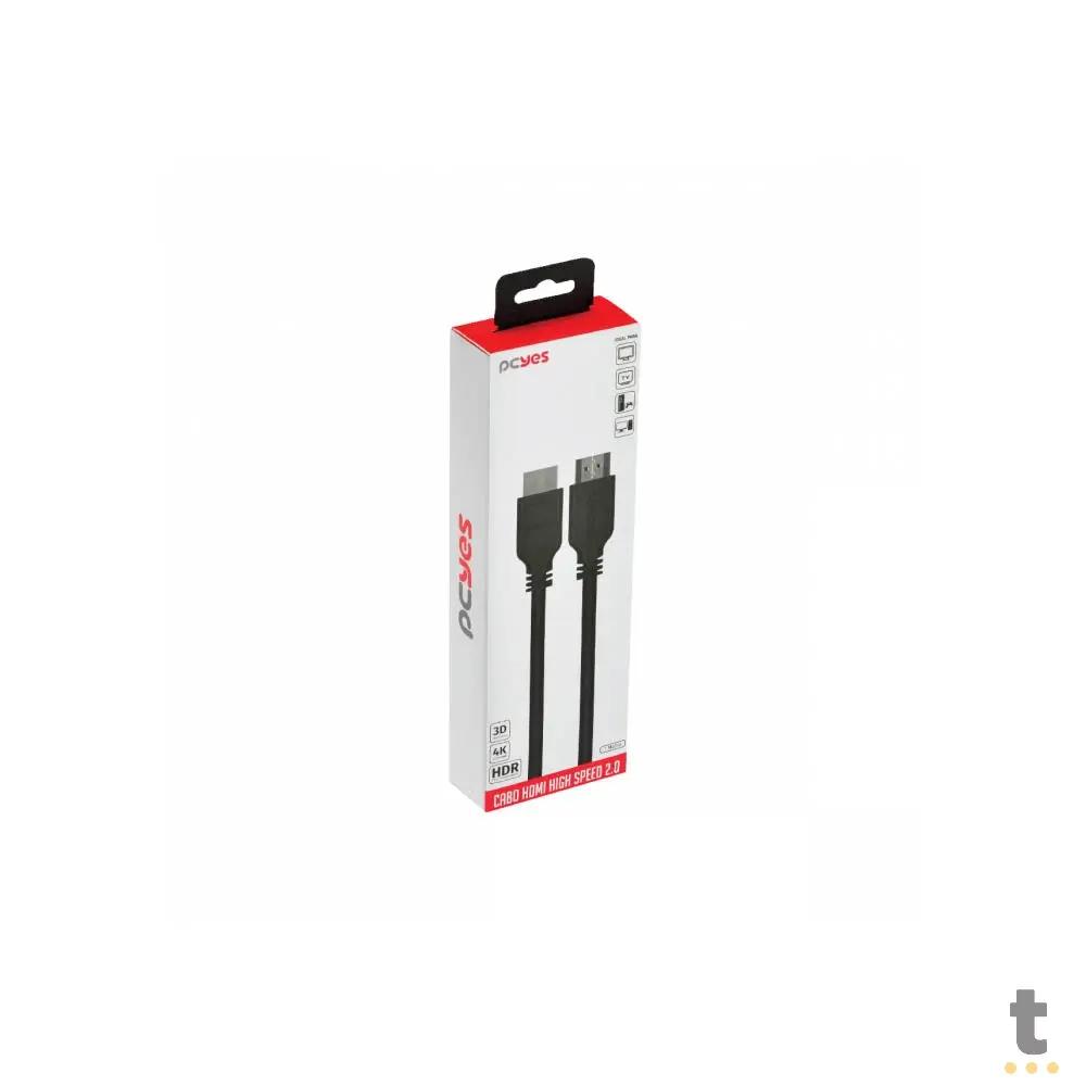 Cabo Hdmi 1mt 4k PCYes - PHM20-1 Truedata