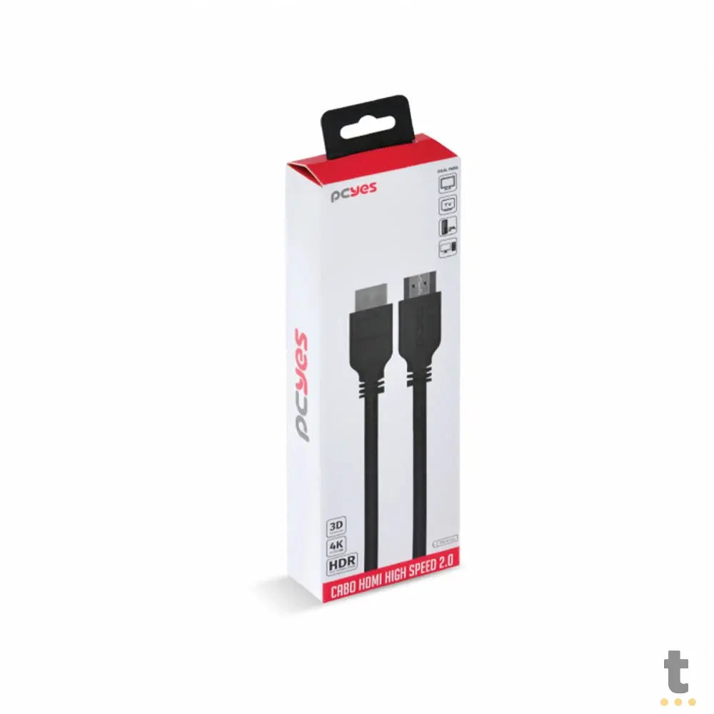 Cabo Hdmi 2mt 4k PCYes - PHM20-2 Truedata