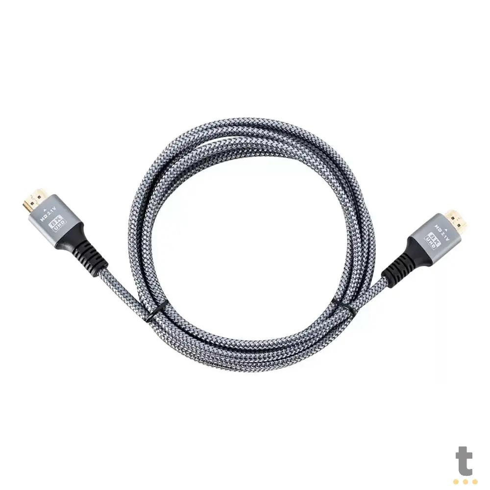 Cabo Hdmi 2mts 8K It Blue - LE-6632-2m Truedata