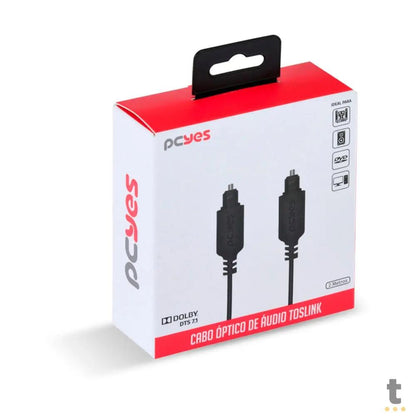 Cabo Óptico Digital Toslink Macho 2mt - POD-2 Truedata