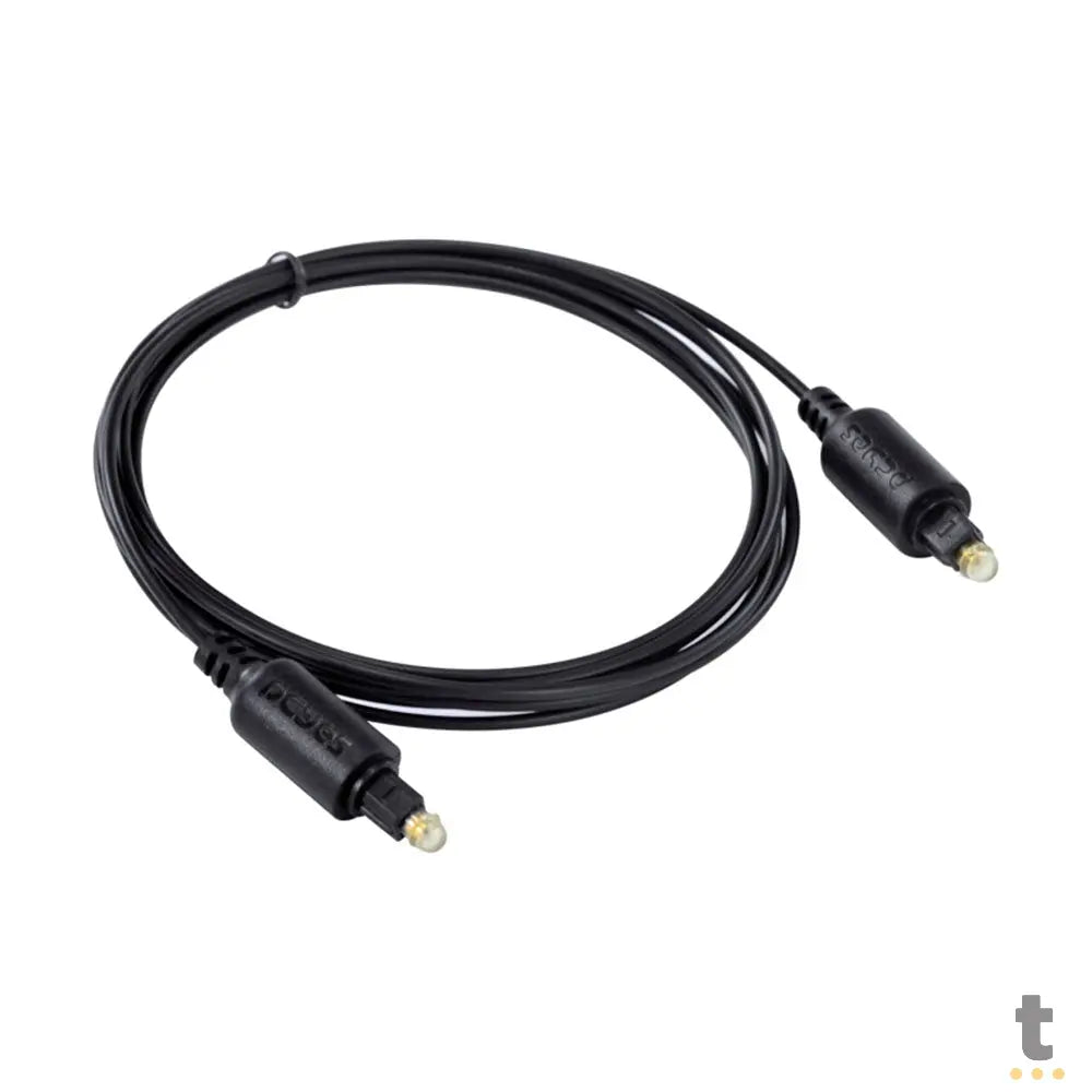 Cabo Óptico Digital Toslink Macho 2mt - POD-2 Truedata