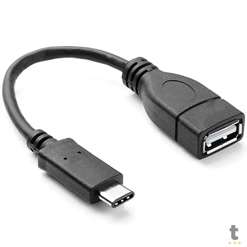 Cabo Otg Adaptador Usb Femea Para Usb Tipo C Macho 3.1 Truedata