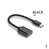Cabo Otg Adaptador Usb Femea Para Usb Tipo C Macho aGold - CBA-06 Truedata