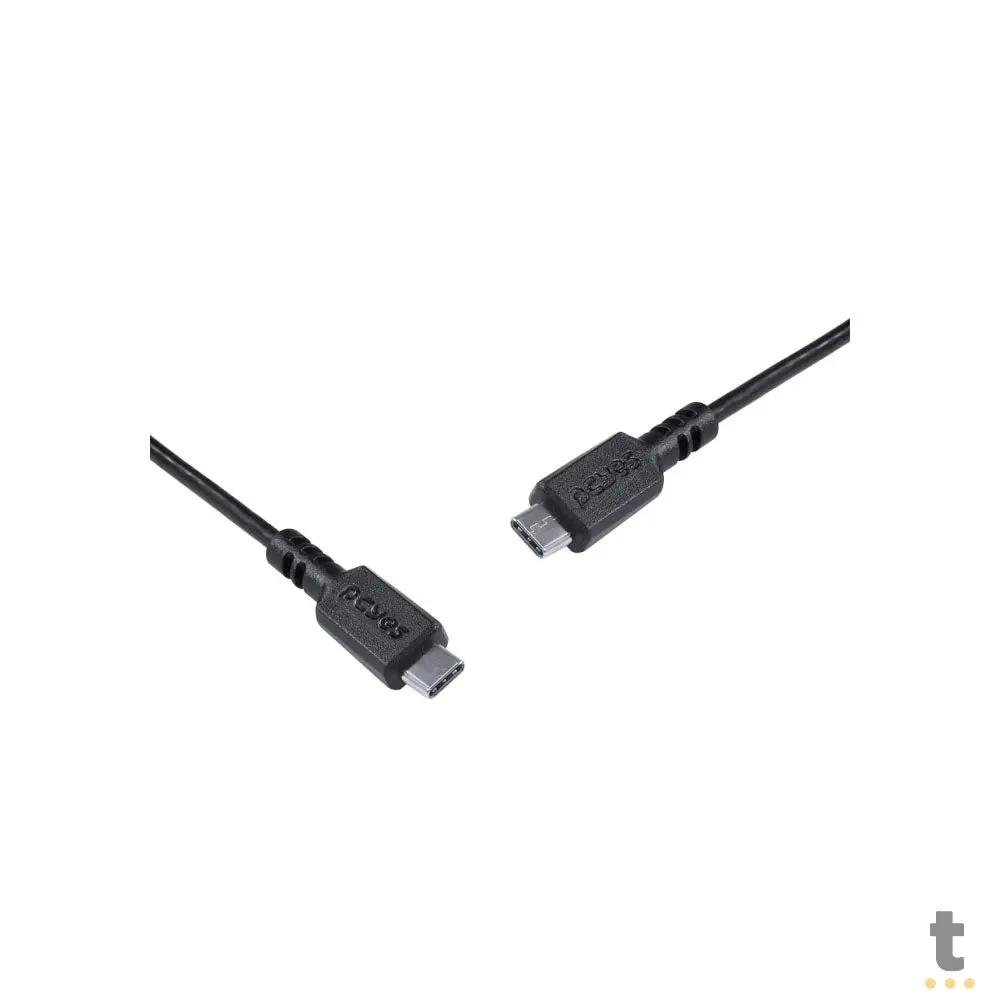 Cabo Para Celular Usb Tipo C Para Usb Tipo C 2mt PCYes - PUCP-02 Truedata