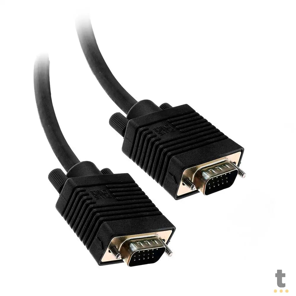 Cabo Para Monitor Vga 10mt PlusCable - PC-MON10001 Truedata