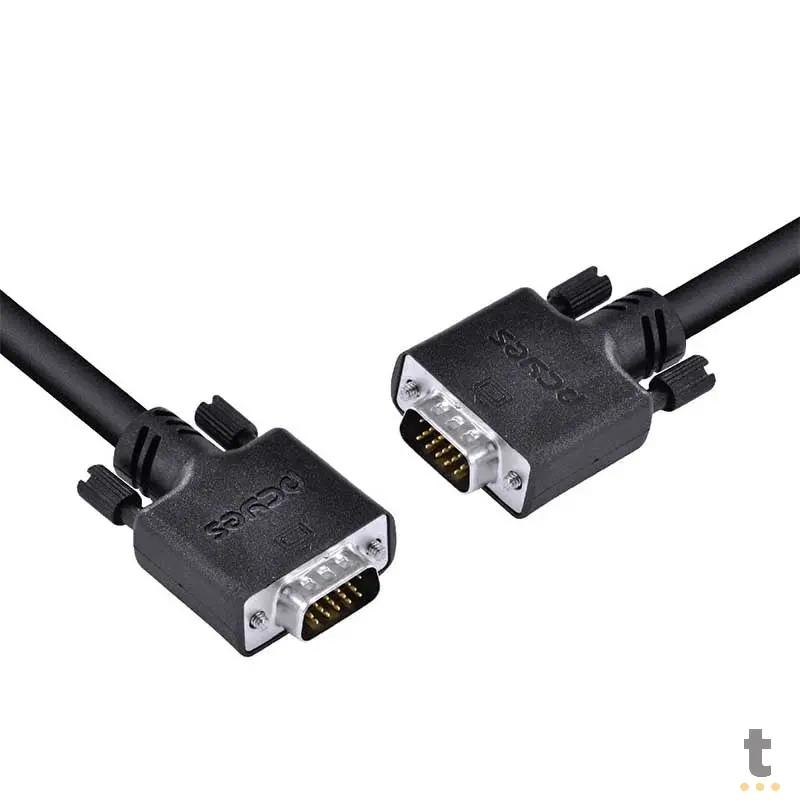 Cabo Para Monitor Vga 3mt PCYes - PVM15-3 Truedata