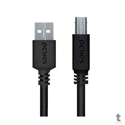 Cabo Usb 2.0 A/B Para Impressora 2mt PCYes - PUABM2-2 Truedata