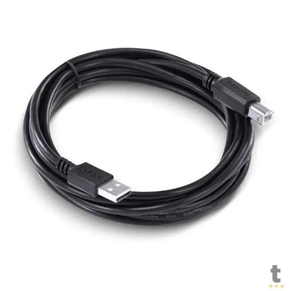 Cabo Usb 2.0 A/B Para Impressora 3mt PCYes - PUABM2-3 Truedata