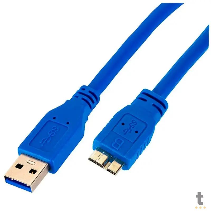 Cabo Usb 3.0 Tipo A Macho X Micro B Macho - 50cm P/Hd Externo Truedata