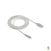 Cabo Usb-A Macho P/ Lightning Macho 1,5mt Intelbras em Nylon Branco 15NB - 4830061 Truedata