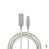 Cabo Usb-A Macho P/ Micro Usb Macho 1,5mt Intelbras em Nylon Branco 15NB - 4830066 Truedata