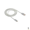 Cabo Usb-A Macho P/ Micro Usb Macho 1,5mt Intelbras em Nylon Branco 15NB - 4830066 Truedata