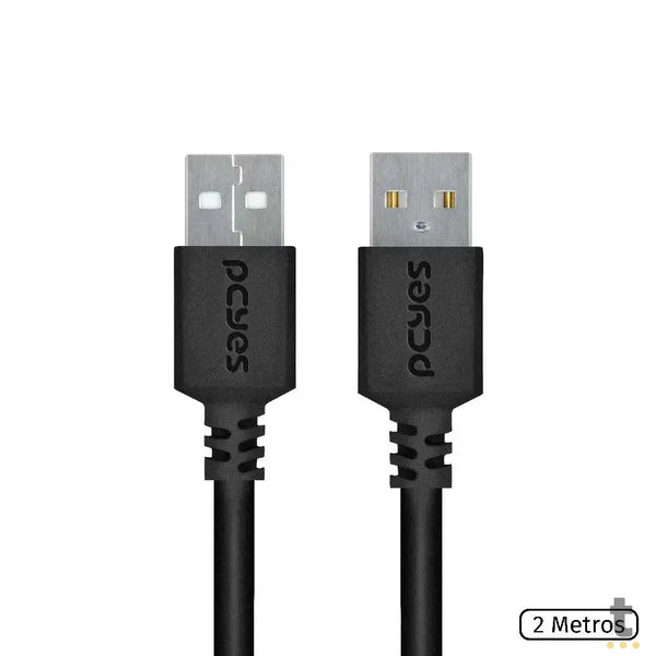 Cabo Usb Macho X Macho 2mt PCYes - PUAM2-2