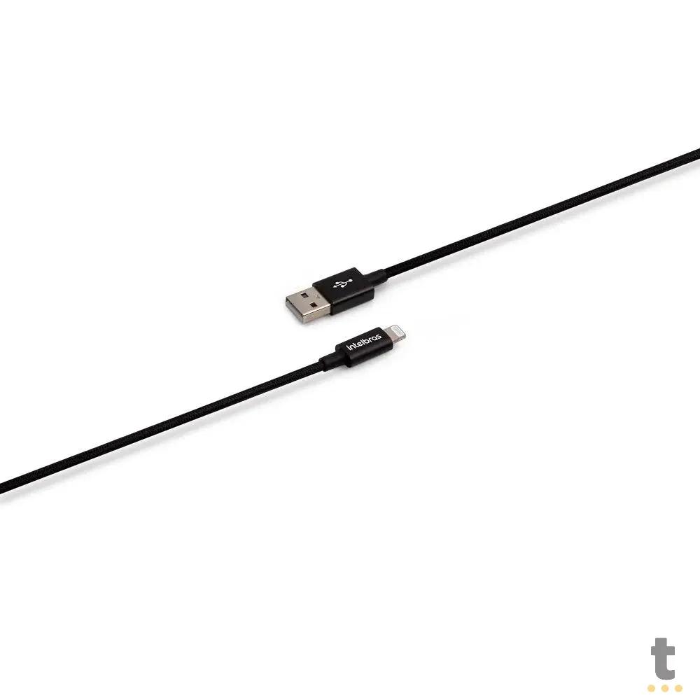 Cabo Usb Para Lightning (Iphone) 1,5mt Intelbras em Nylon Preto - 4830078 Truedata