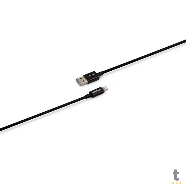 Cabo Usb Para Lightning (Iphone) 1,5mt Intelbras em Nylon Preto - 4830078