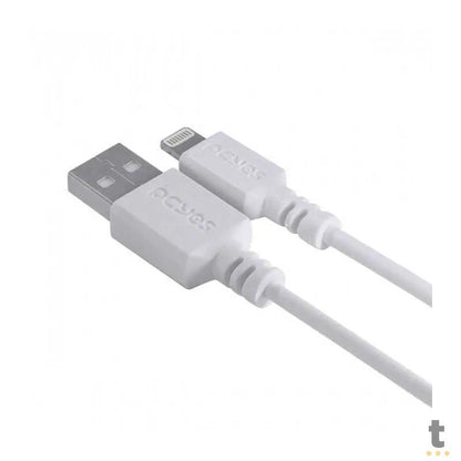 Cabo Usb Para Lightning (Iphone) 1mt PCYes Branco - PUALB-01 Truedata