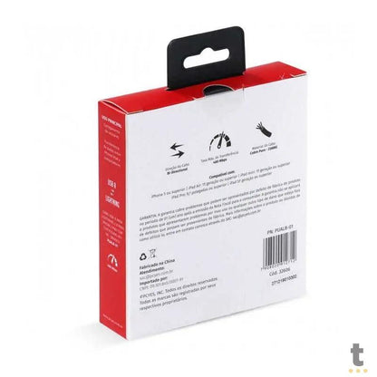 Cabo Usb Para Lightning (Iphone) 1mt PCYes Branco - PUALB-01 Truedata