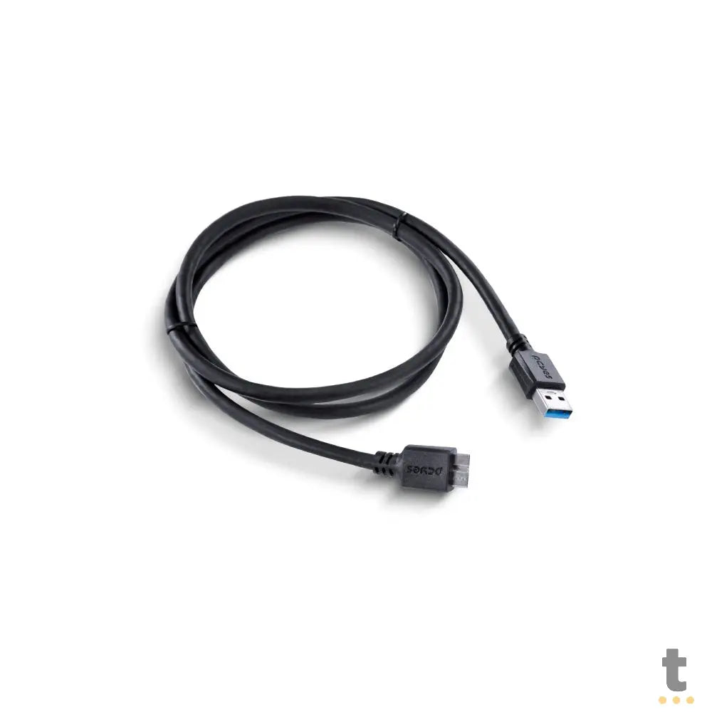 Cabo Usb Tipo A 3.0 Macho X Micro Usb B Macho 3.0 1m P/ Hd Externo PCYes - PUAMCM3-1 Truedata
