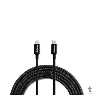 Cabo Usb Tipo C Macho / Macho 1,5mt Intelbras em Nylon Preto 15NP - 4830080