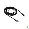 Cabo Usb Tipo C Macho / Macho 1,5mt Intelbras em Nylon Preto 15NP - 4830080 Truedata