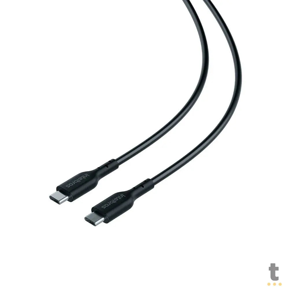 Cabo Usb Tipo C Macho / Macho 2mts 240W Turbo Intelbras Preto - 4830267 Truedata