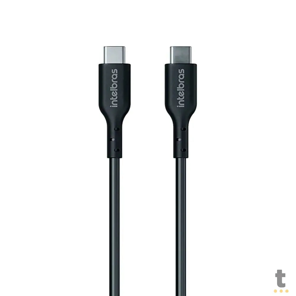 Cabo Usb Tipo C Macho / Macho 2mts 240W Turbo Intelbras Preto - 4830267 Truedata